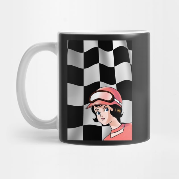 Trixie Speed Racer Checkered Flag! by drquest